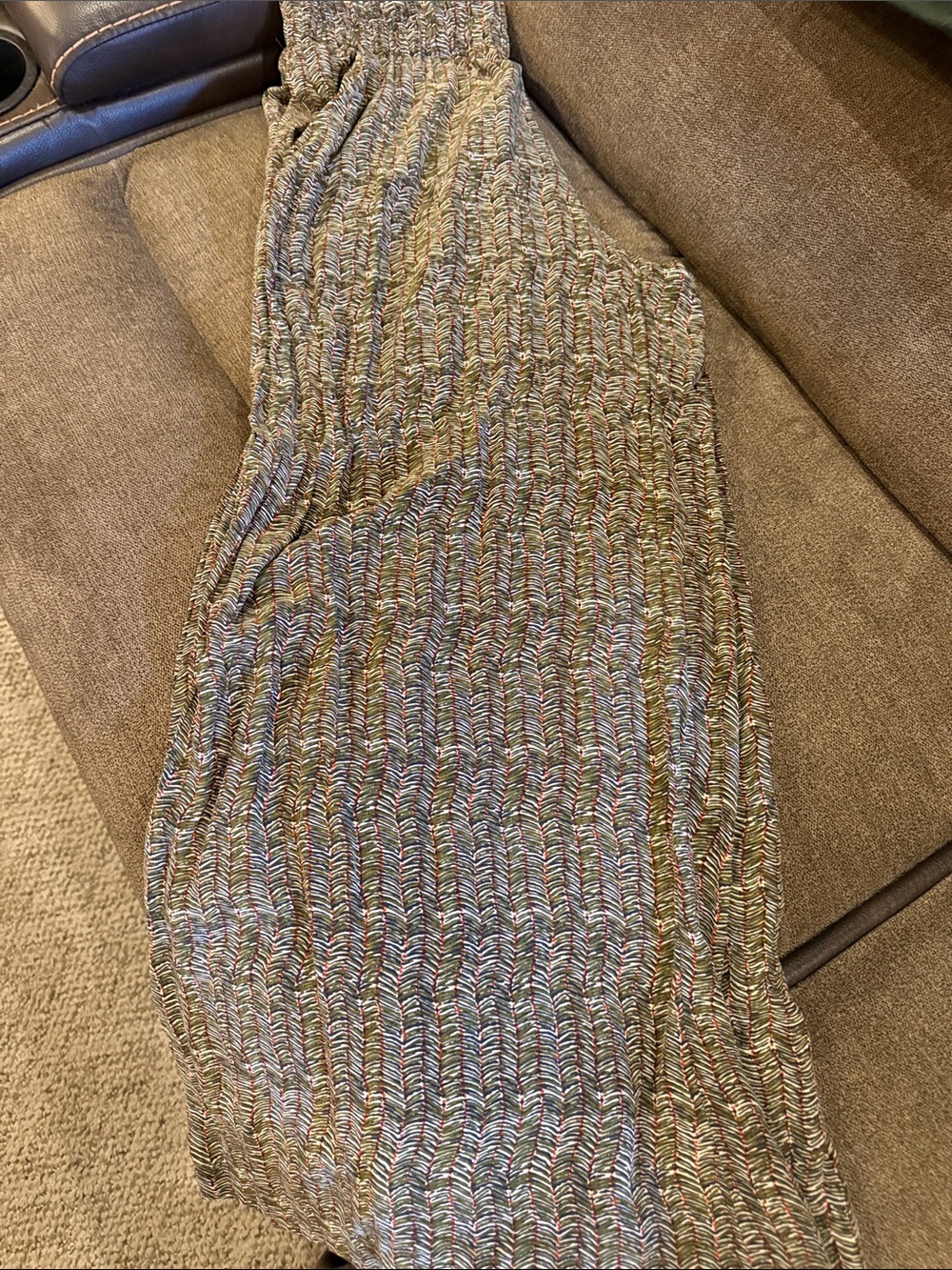 Anthropologie Multicolor Wide-Leg Pants with Pockets